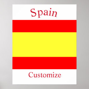 Poster Drapeau du pays Espagne Thunder_Cove