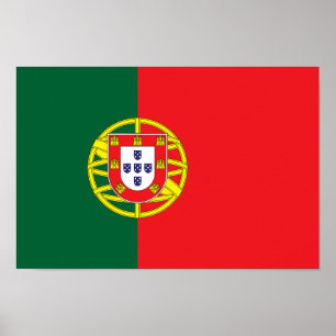 Poster Drapeau du Portugal