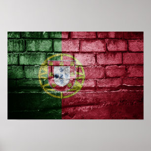 Poster Drapeau du Portugal