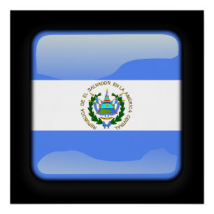 Poster Drapeau du Salvador
