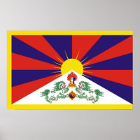 Drapeau du Tibet libre
