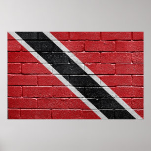 Poster Drapeau du Trinidad Tobago
