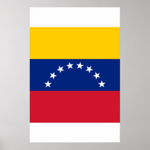 Poster Drapeau du Venezuela