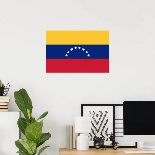 Poster Drapeau du Venezuela (Bureau à domicile)