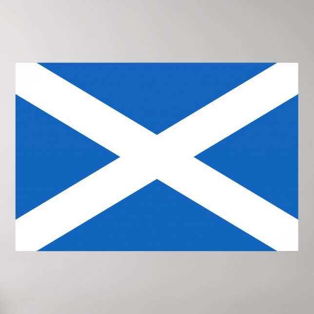 Poster Drapeau Écosse (Devant)