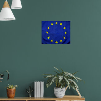 Poster Drapeau Euro,Europe