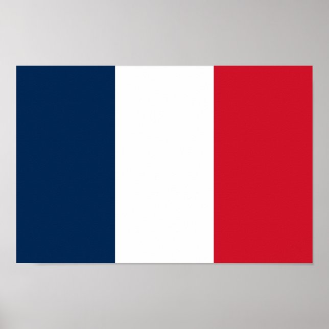 Poster Drapeau français (Devant)