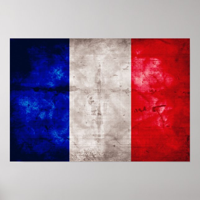 Poster Drapeau français (Devant)