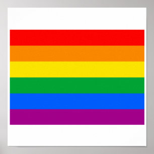 POSTER DRAPEAU GAY PRIDE OFFICIEL
