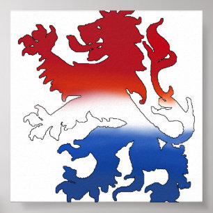 Poster Drapeau hollandais Pays-Bas
