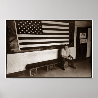Poster Drapeau homme