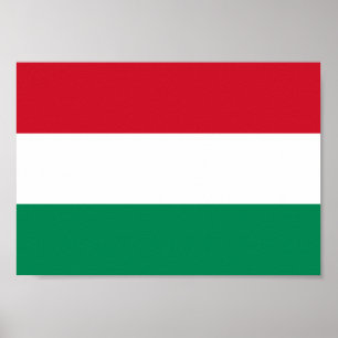 Poster Drapeau Hongrie