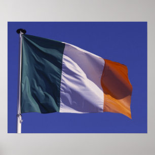 Poster Drapeau irlandais