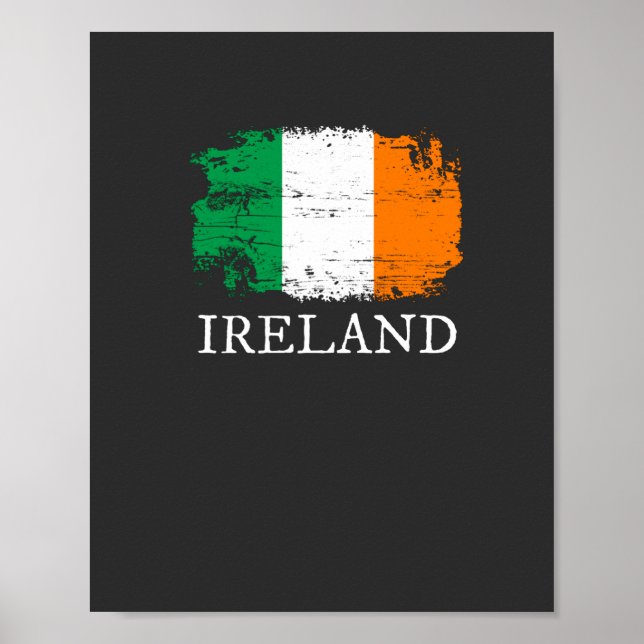Poster Drapeau irlandais (Devant)