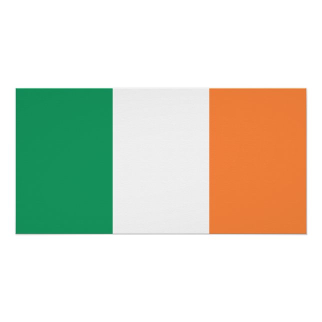 Poster Drapeau irlandais (Devant)