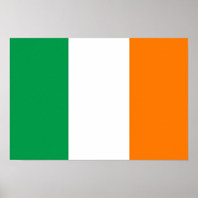 Poster Drapeau irlandais (Devant)
