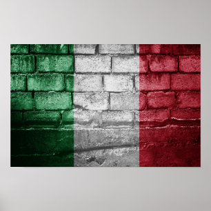 Poster Drapeau italien