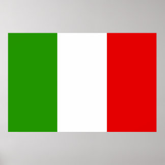 Poster Drapeau italien