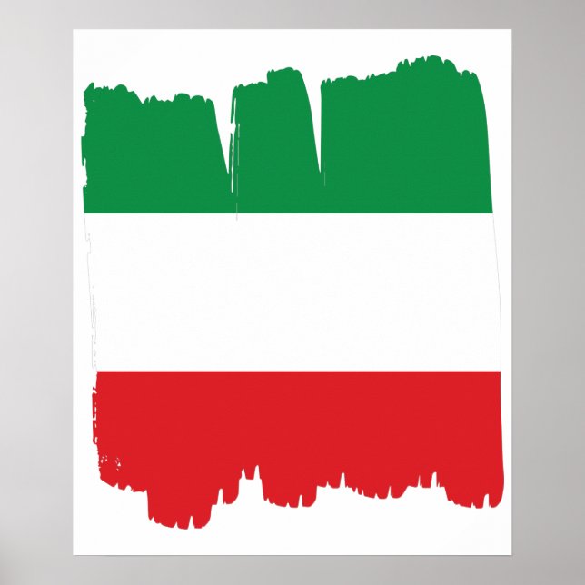 Poster Drapeau italien Italie (Devant)