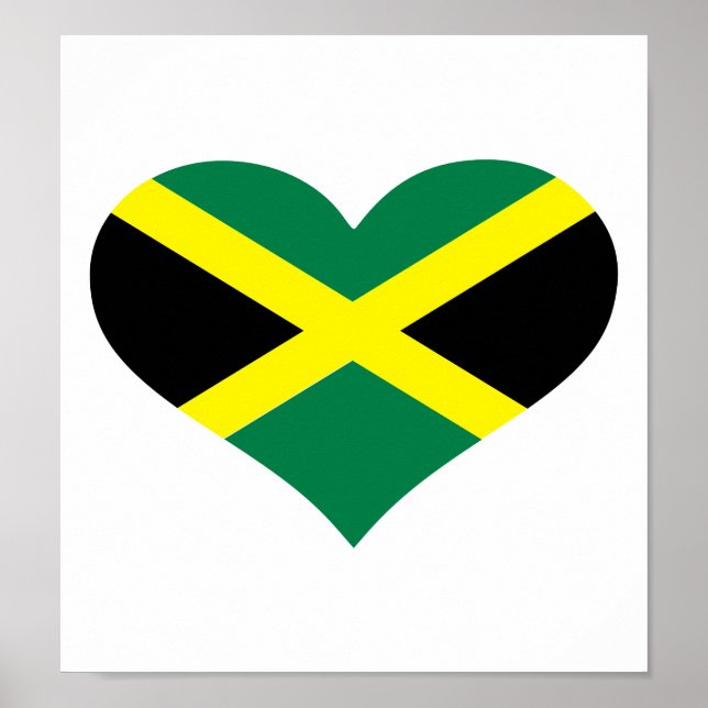 Poster Drapeau jamaïcain (Devant)