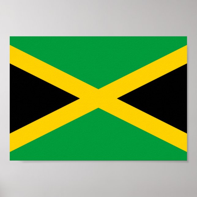 Poster Drapeau Jamaïque (Devant)
