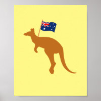 drapeau kangourou australien