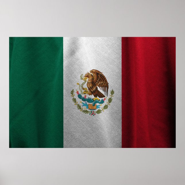 Poster Drapeau mexicain (Devant)
