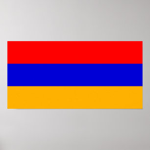 Poster Drapeau national de l'Arménie