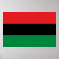 Drapeau panafricain de l'UNIA