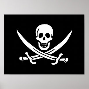 Poster Drapeau pirate