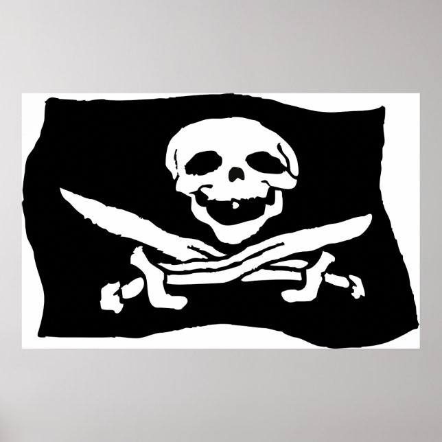 Poster Drapeau pirate (Devant)