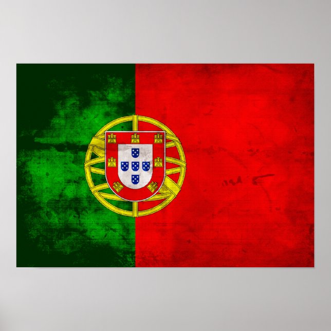 Poster Drapeau portugais (Devant)