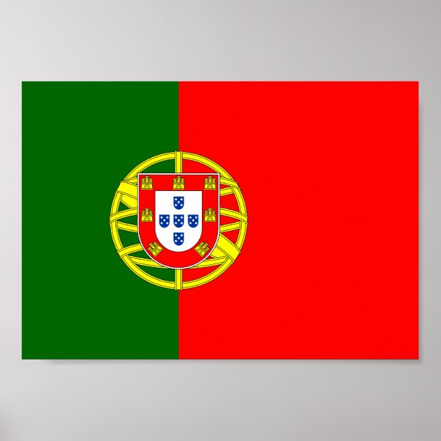 Poster Drapeau Portugal (Devant)