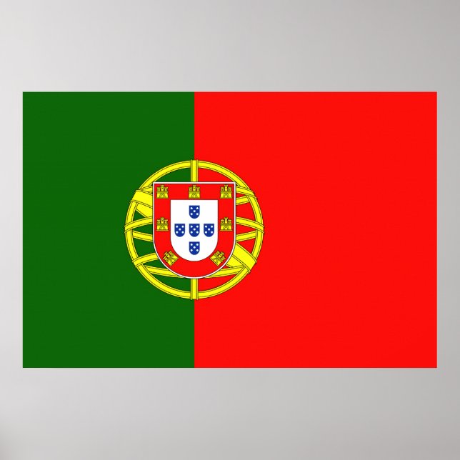 Poster Drapeau Portugal  (Devant)