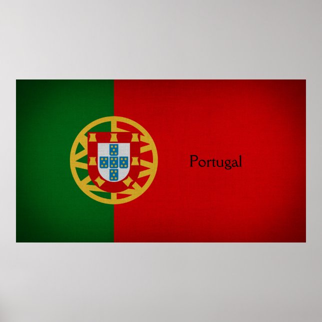 Poster Drapeau Portugal (Devant)