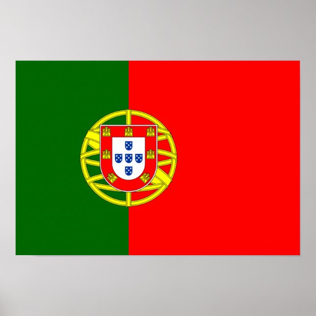 Poster Drapeau Portugal (Devant)
