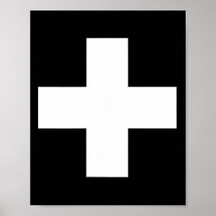 Poster Drapeau Suisse Suisse Croix Randonnée Lucerne Alpe
