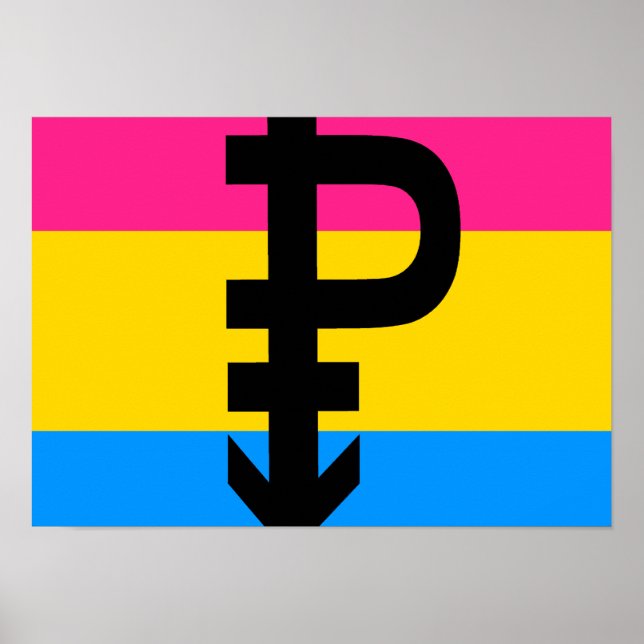 Poster Drapeau transexuel (Devant)