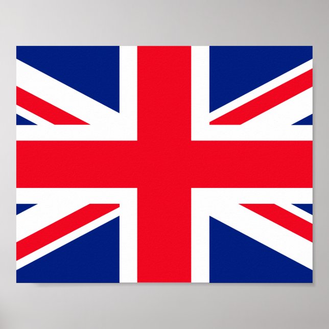 Poster Drapeau Union Jack du Royaume-Uni (Devant)