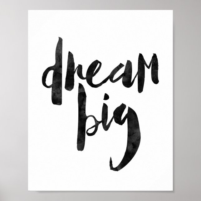 Poster Dream Big (Devant)