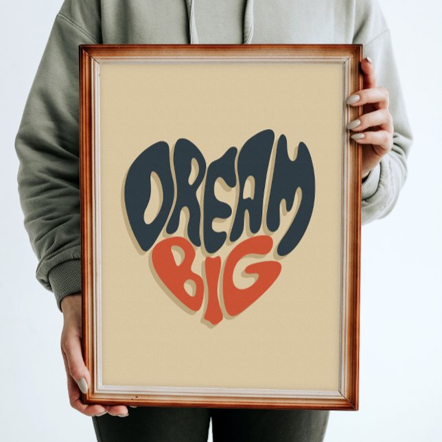 Poster Dream Big : Félicitations Cool pour la graduation (Créateur téléchargé)