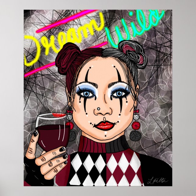 Poster Dream Wild | Goth Lady (Devant)