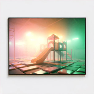 Poster Dreamcore Playground - Surreal Dreamy Art