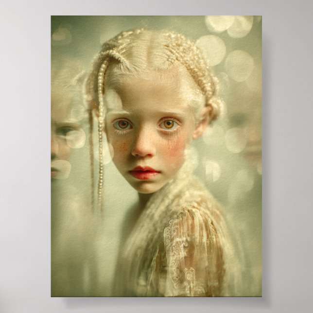 Poster Dreamlike Children Portrait  Whispered Light Child (Devant)
