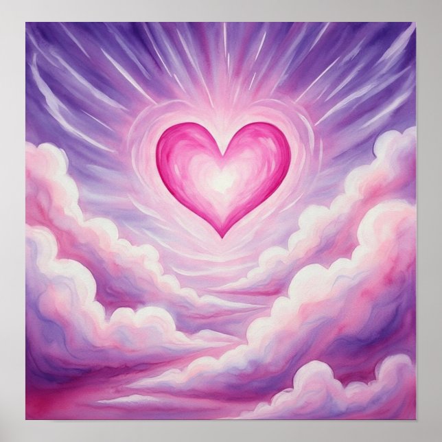 Poster DreamyGlowHeart (Devant)