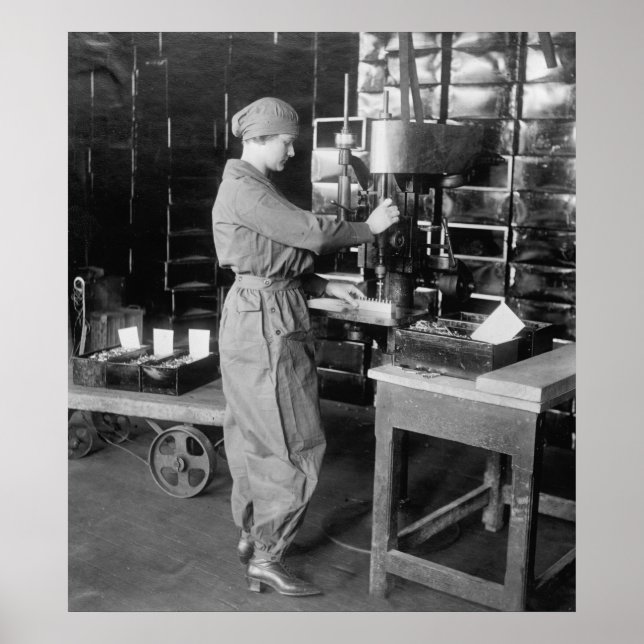 Poster Drilling WW1 Cartouches de munitions : années 1910 (Devant)