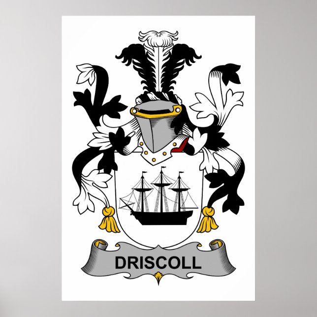 Poster Driscoll Family Crest (Devant)
