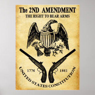 Poster Droit De Porter Des Armes