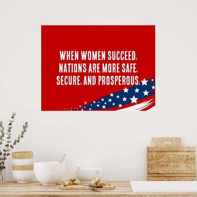 Poster Droits des femmes coutume politique (Cuisine)