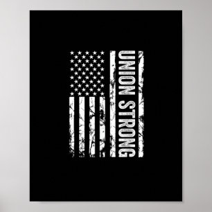 Poster Droits des travailleurs syndicaux - Union Fort - U